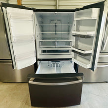 Load image into Gallery viewer, GE Dark Stainless Steel Refrigerator