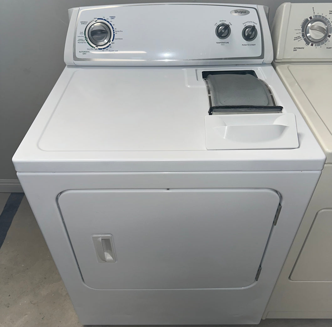 A Whirlpool Electric Dryer