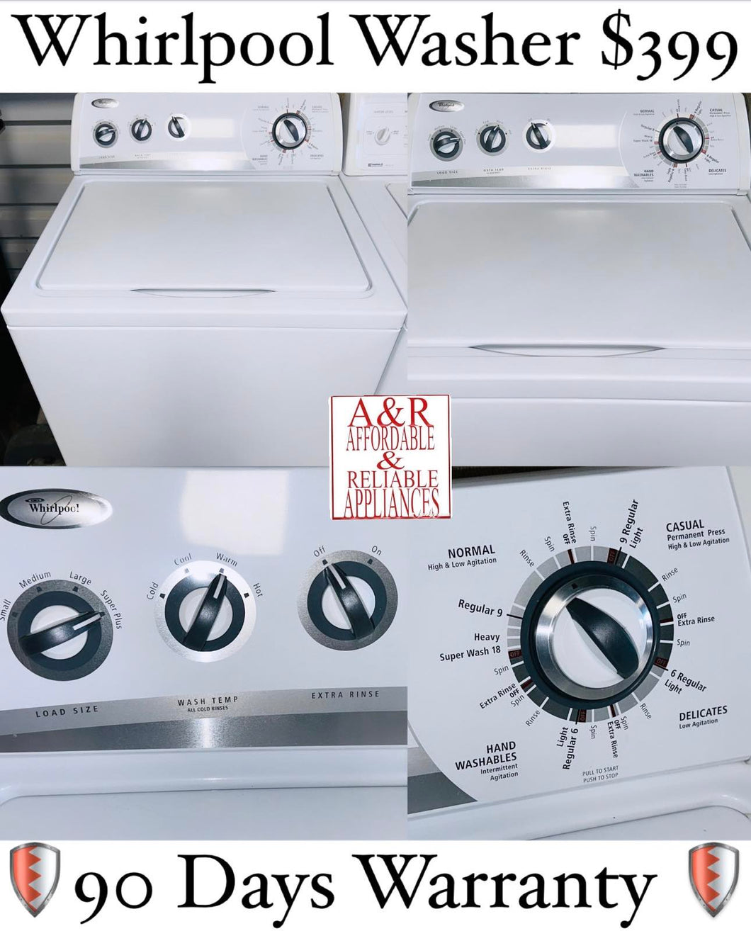 Whirlpool Super Capacity Washer