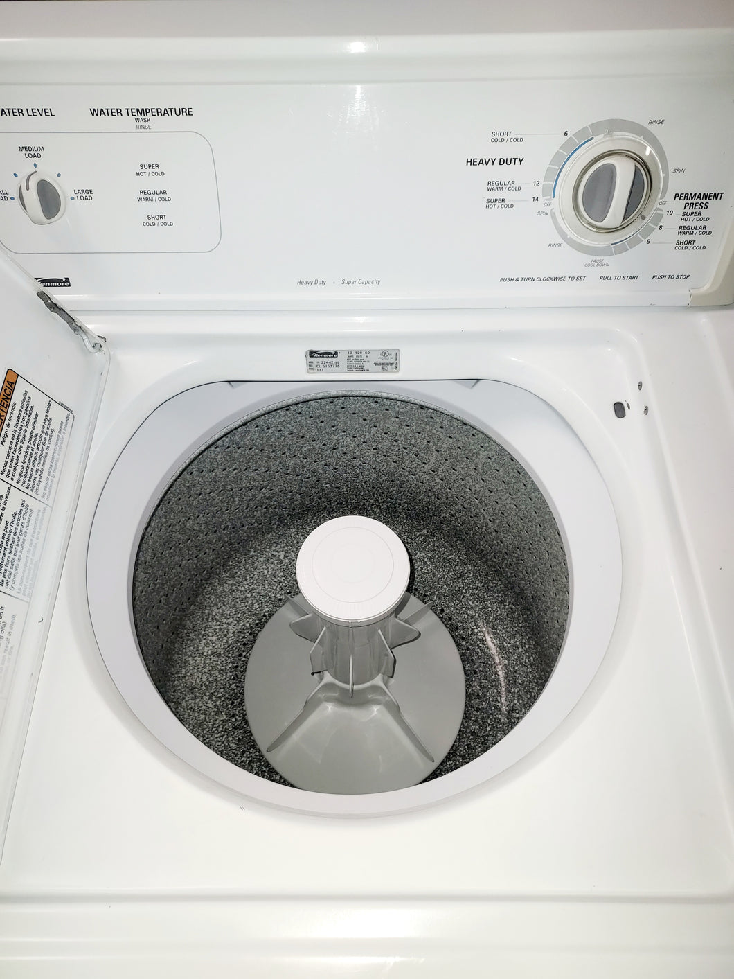 Basic Kenmore Washer